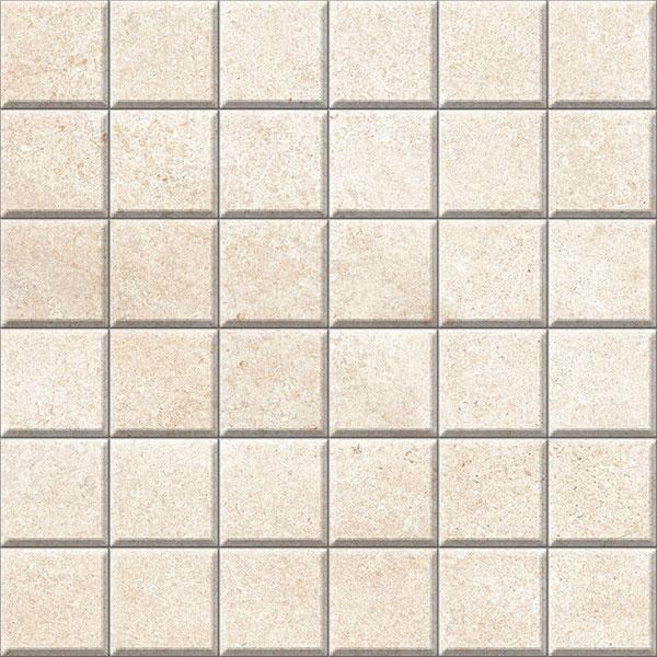 Brooklyn Cemento Sand 2x2 Honed Porcelain Cement Look Mosaic