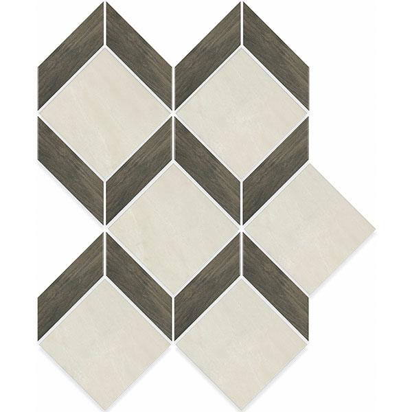 Carrara Select Gioia Tiziano Honed Porcelain Stone Look Mosaic