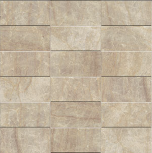 Carrara Select Paonazzo 2x4 Subway Honed Porcelain Stone Look Mosaic