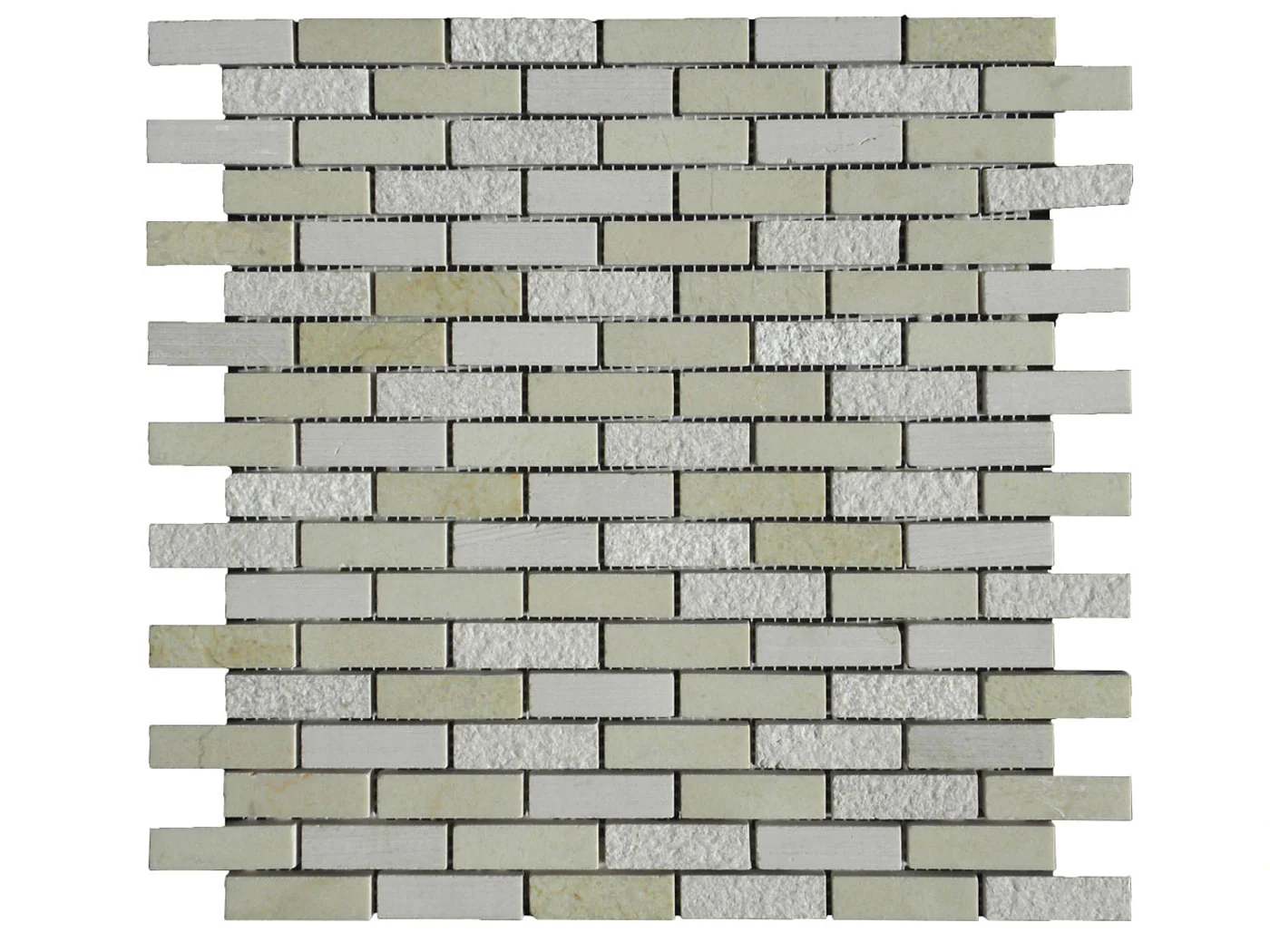 Crema Marfil 12x12 Polished Marble Drops Mosaic Tile