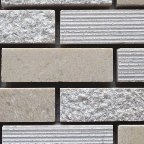 Crema Marfil 5/8x2 Various Marble Mosaic Tile