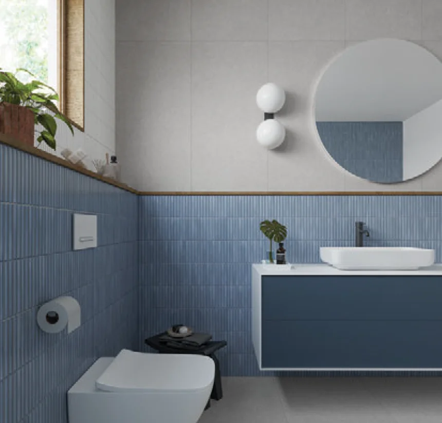 Deco Lingot Blue 12.6x24.6 Decorative Glazed Porcelain Tile