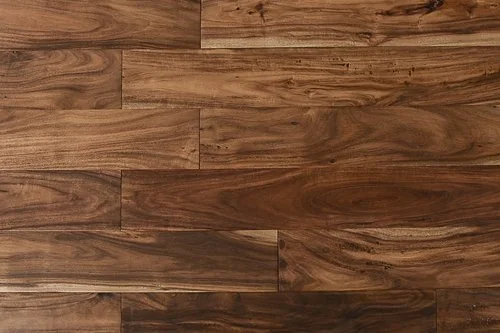 Exotic Walnut Natural 4-3/4 in x Random Length (12 in - 48 in) Plank Smooth, Urethane Engineered Walnut Hardwood Flooring