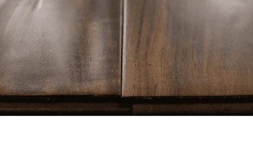 Exotic Walnut Natural 4-3/4 in x Random Length (12 in - 48 in) Plank Smooth, Urethane Engineered Walnut Hardwood Flooring