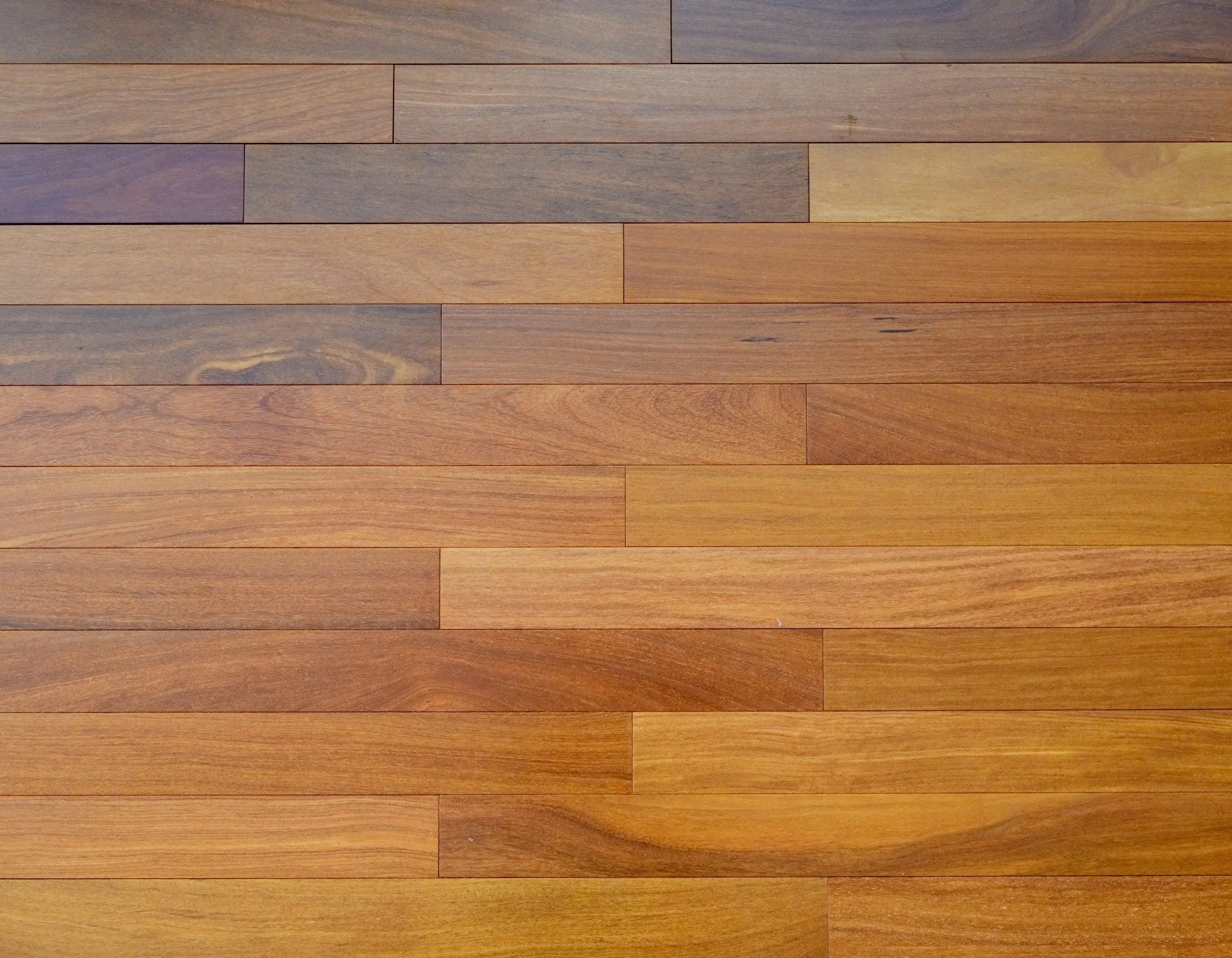 Exotics Brazilian Teak / Cumaru 3-1/4xRL(12-36) Plank Smooth Urethane Solid Hardwood Flooring