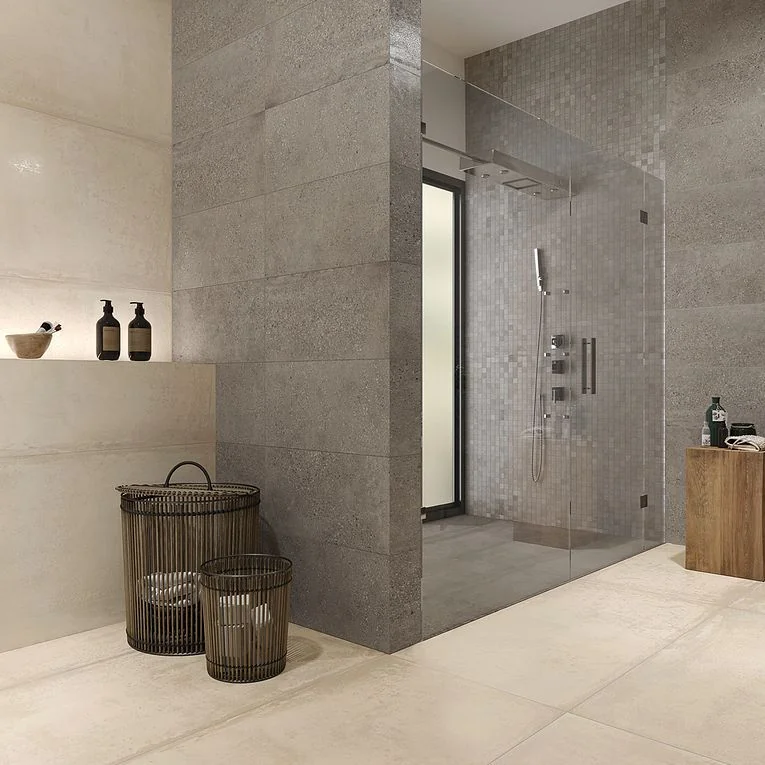 Konkrete Beige 24x48 Matte Porcelain Tile