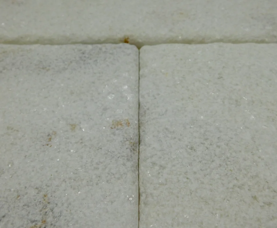 Lusso Carrara 16x24 Sandblasted Marble Paver