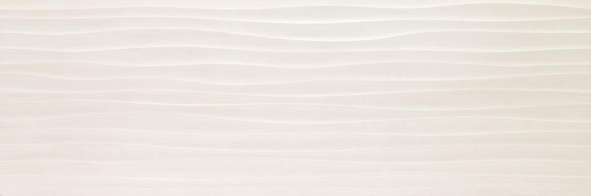 Materika Off White Wave 16x48 Textured Ceramic Tile