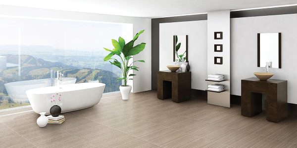 Matrix Taupe Blend Lappato 18x36 Lappato Porcelain Stone Look Tile