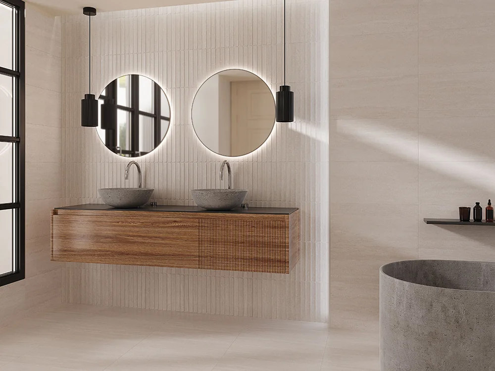 Milano Crema Matte 24x48 Rectified Porcelain Tile