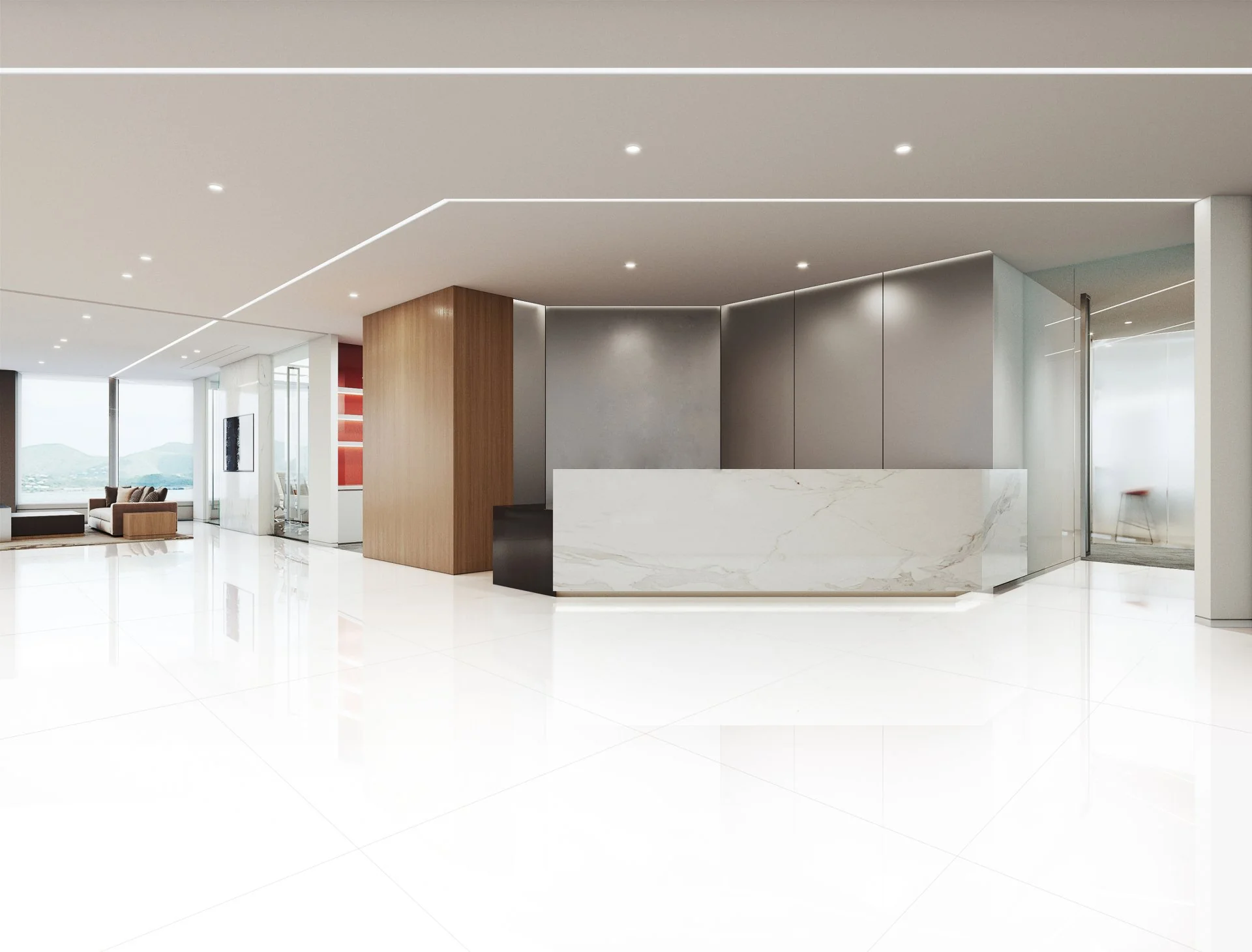 Pearl Super White 48x48 Polished Porcelain Tile