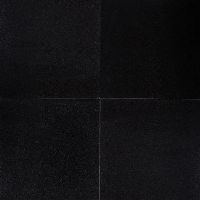 Premium Black 18x18 Polished Granite Tile