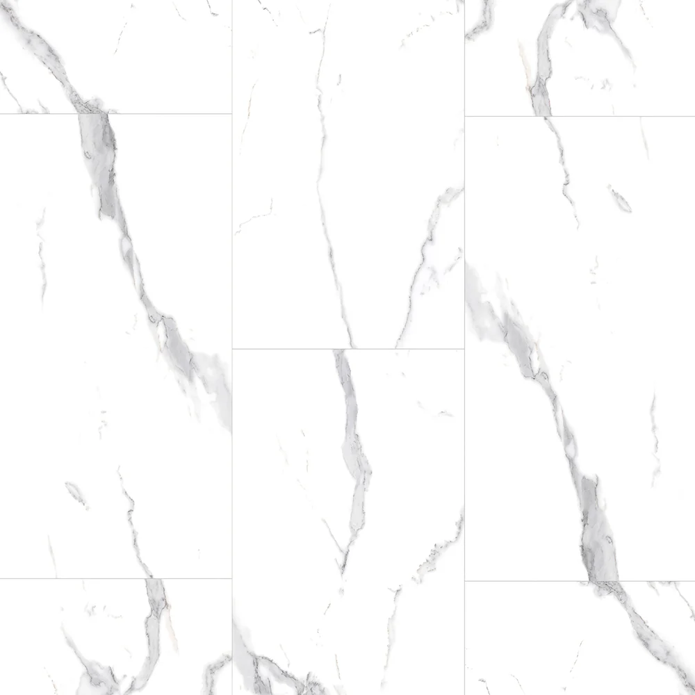 Prime Specimens Alabaster 12x24 2.5mm Modern Marble 20mil Glue Down LVT Flooring