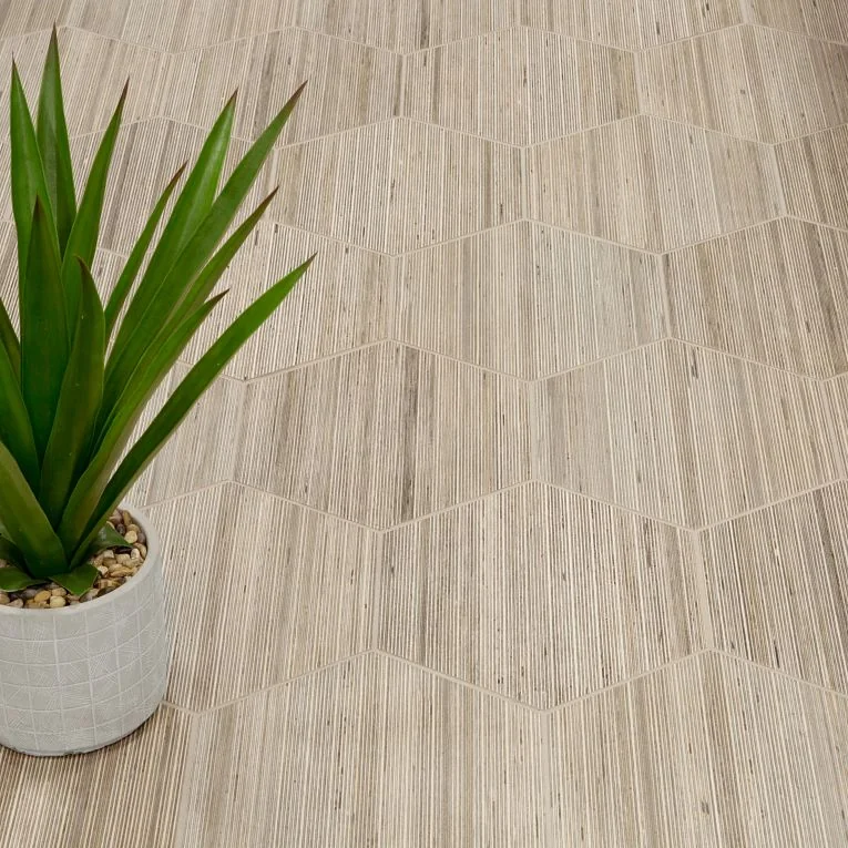 Shibusa Crema 9x11 Hexagon Pressed Porcelain Tile